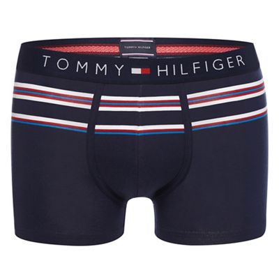 Tommy Hilfiger Navy striped hipster trunks